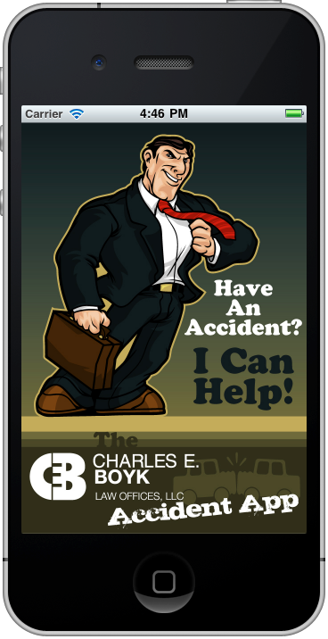 Phone app for Charles Boyk Law Firm