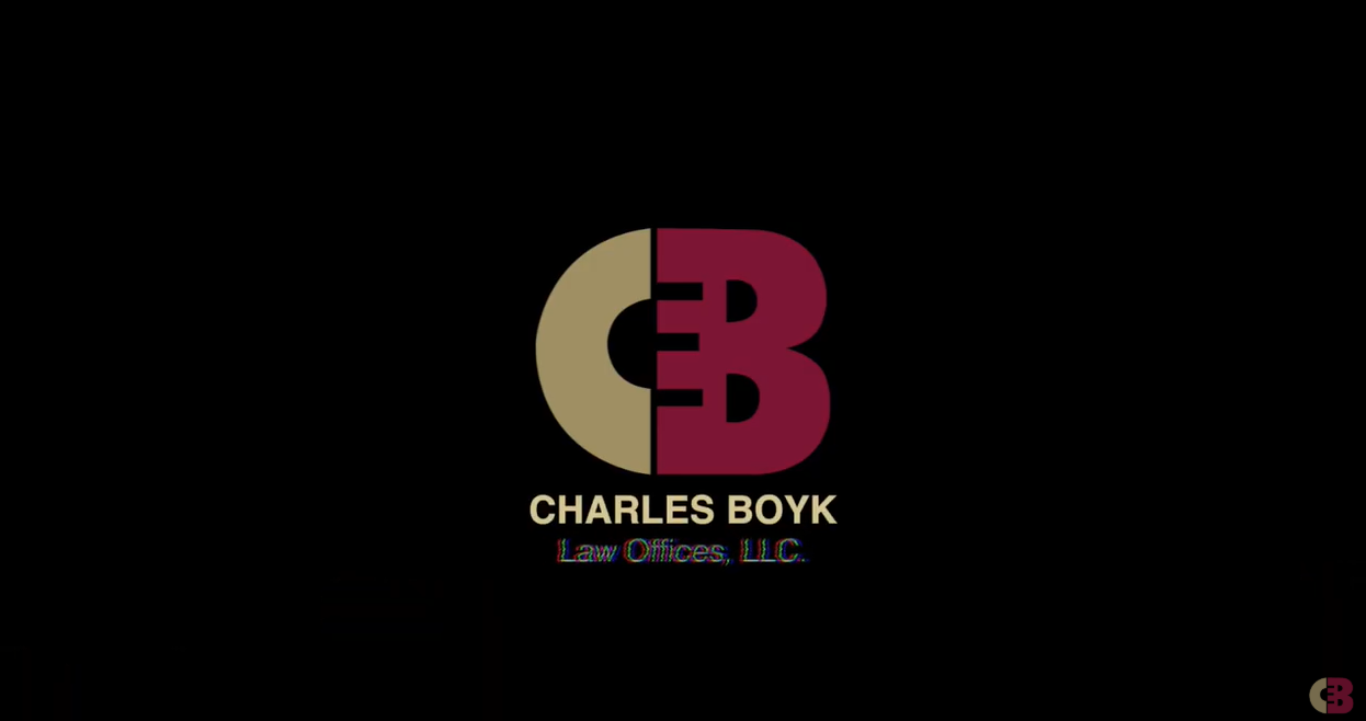 logo of Charles Boyk, black background