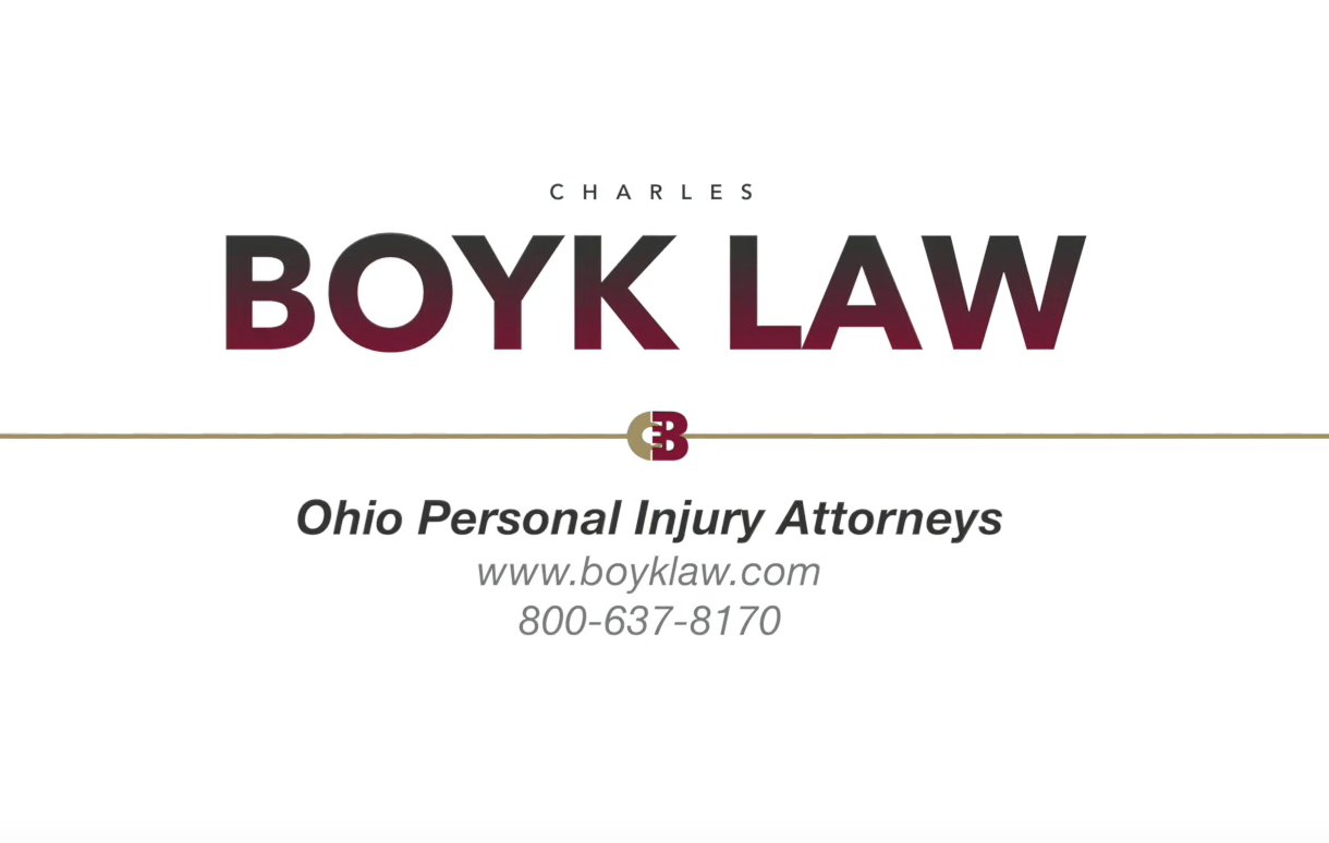 Boyk Law logo, white background