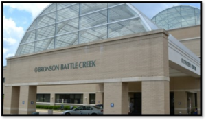 Bronson Hospital building in Battle Creek