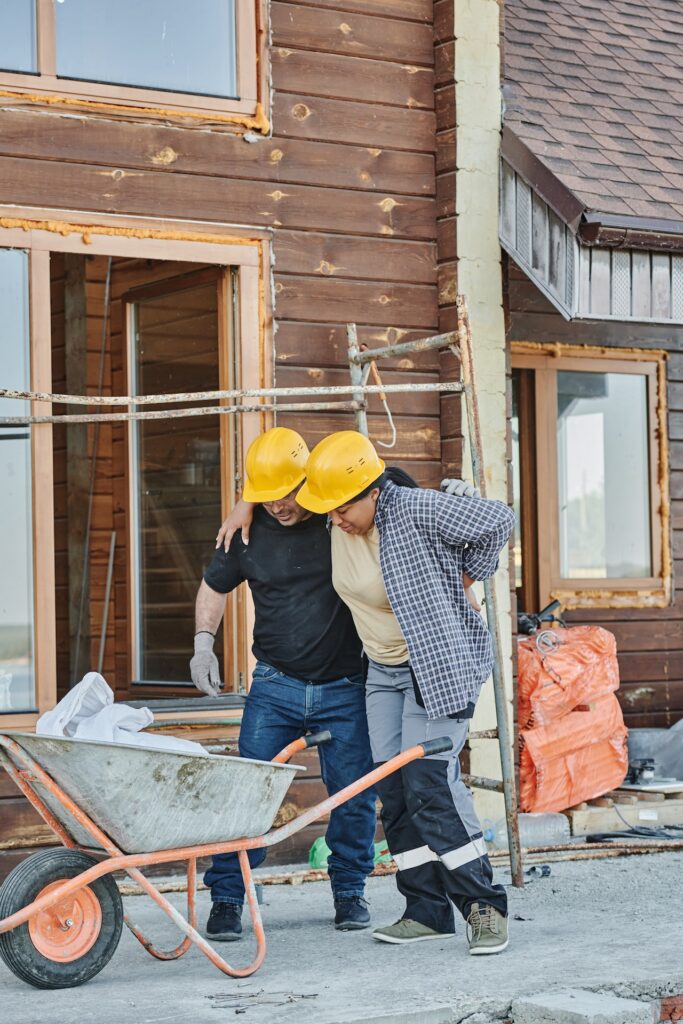 injured construction worker